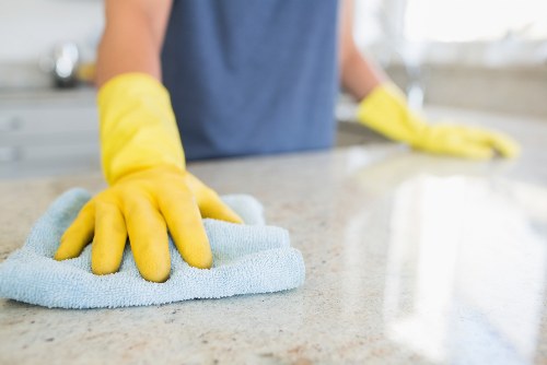 Team member investigating a service issue for carpet cleaning